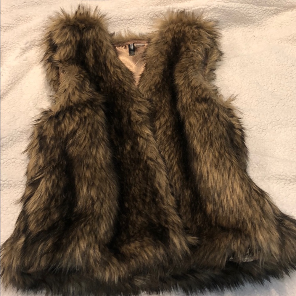 H&M fur vest